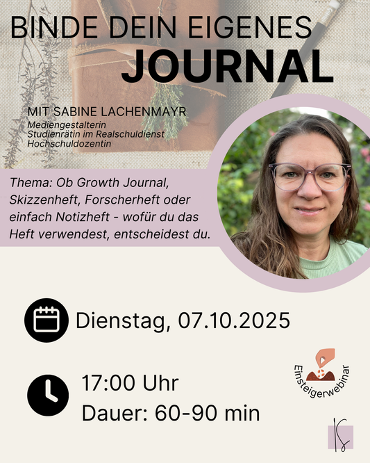 Binde dein eigenes Journal | Sabine Lachenmayr