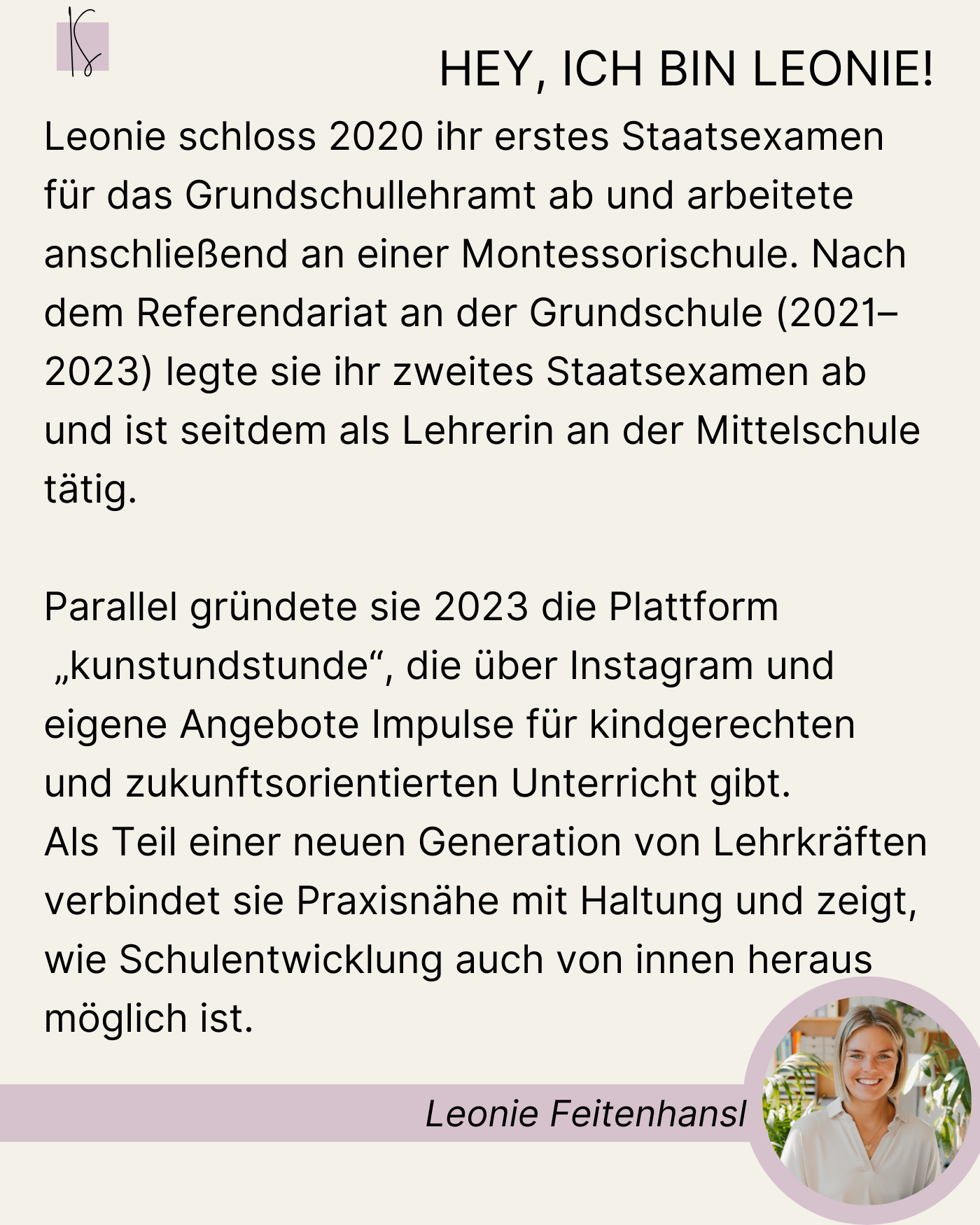 Rituale & Ideen |  Leonie Feitenhansl