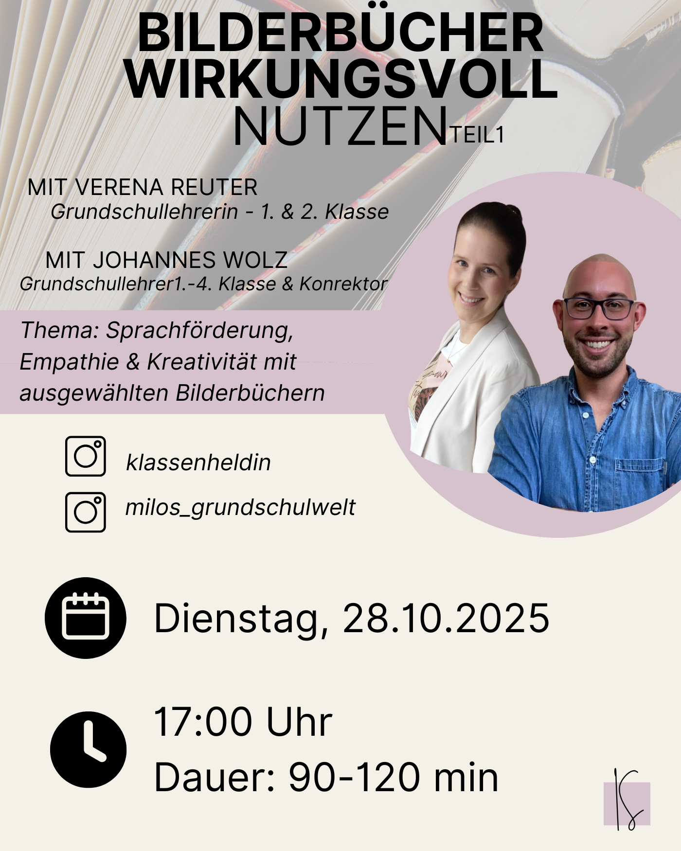 Bilderbücher im Unterricht (Teil 1) | Verena & Johannes