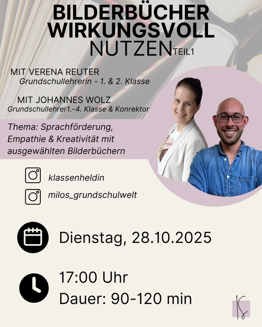 Bilderbücher im Unterricht (Teil 1) | Verena & Johannes