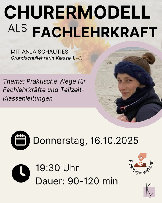 Churermodell als Fachlehrkraft | Anja Schauties