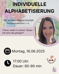 Bild in Galerie-Betrachter laden, Juni 25 / Individuelle Alphabetisierung | Kathrin Ehrenstraßer