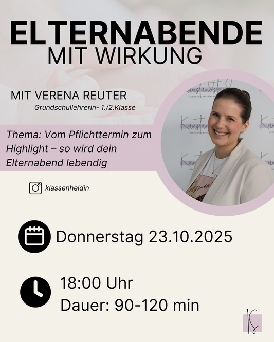 Elternabende mit Wirkung | Verena Reuter