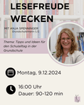 Bild in Galerie-Betrachter laden, Dez / Lesefreude wecken | Anja Spenninger - Kunstundstunde