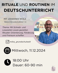 Bild in Galerie-Betrachter laden, Dez / Rituale und Routinen im Deutschunterricht | Johannes Wolz - Kunstundstunde
