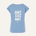 Bild in Galerie-Betrachter laden, KUS "Mut tut gut" Backprint Damen T-Shirt
