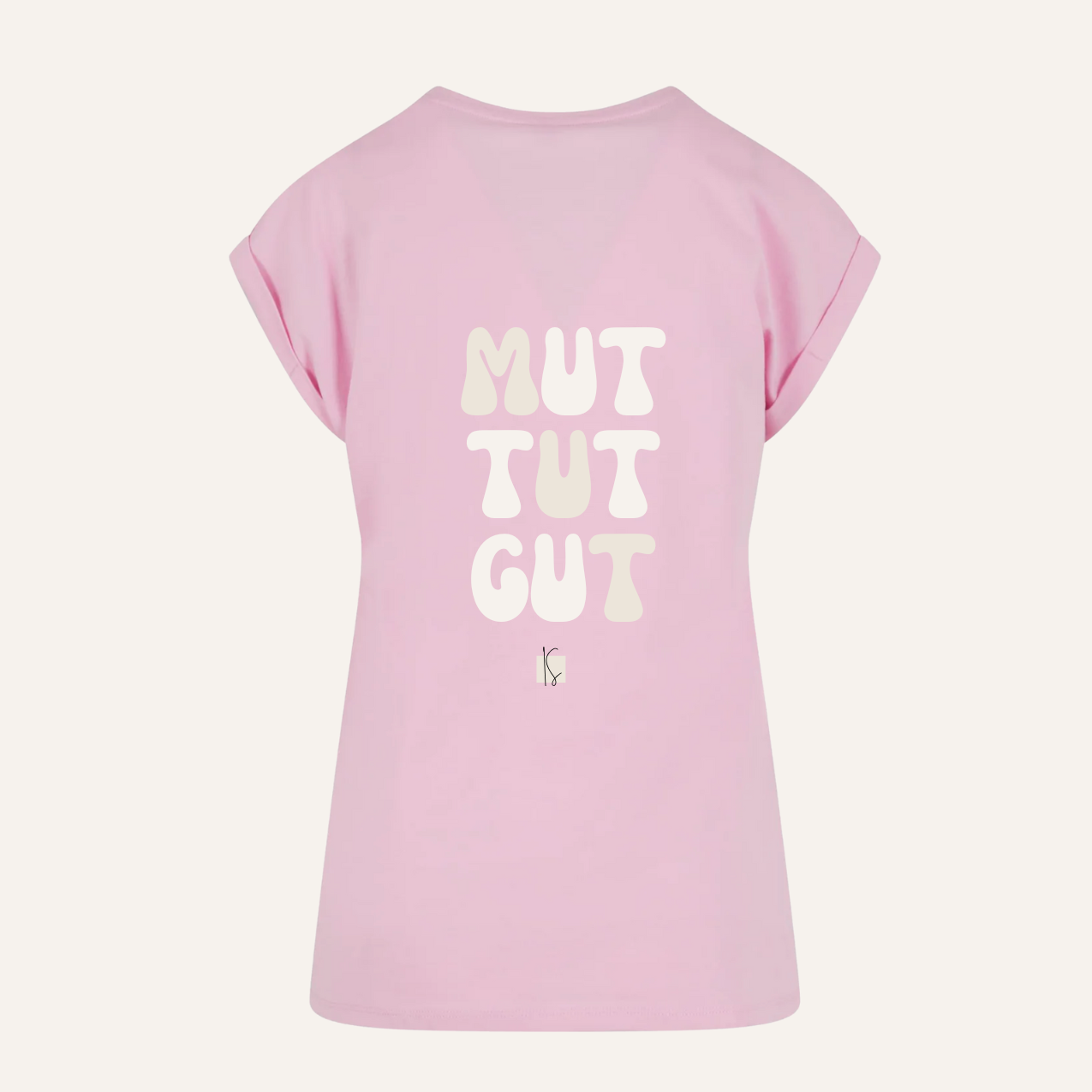 KUS "Mut tut gut" Backprint Damen T-Shirt