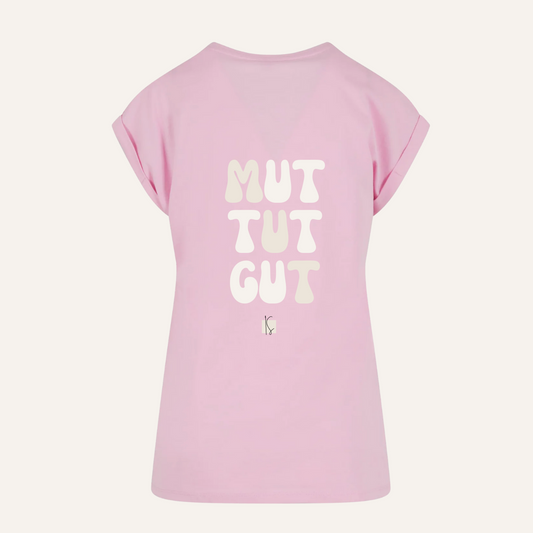 KUS "Mut tut gut" Backprint Damen T-Shirt