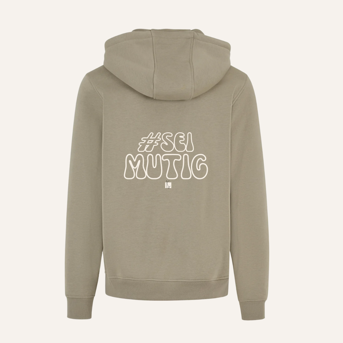 KUS Hoodie "Sei mutig" Outline Backprint