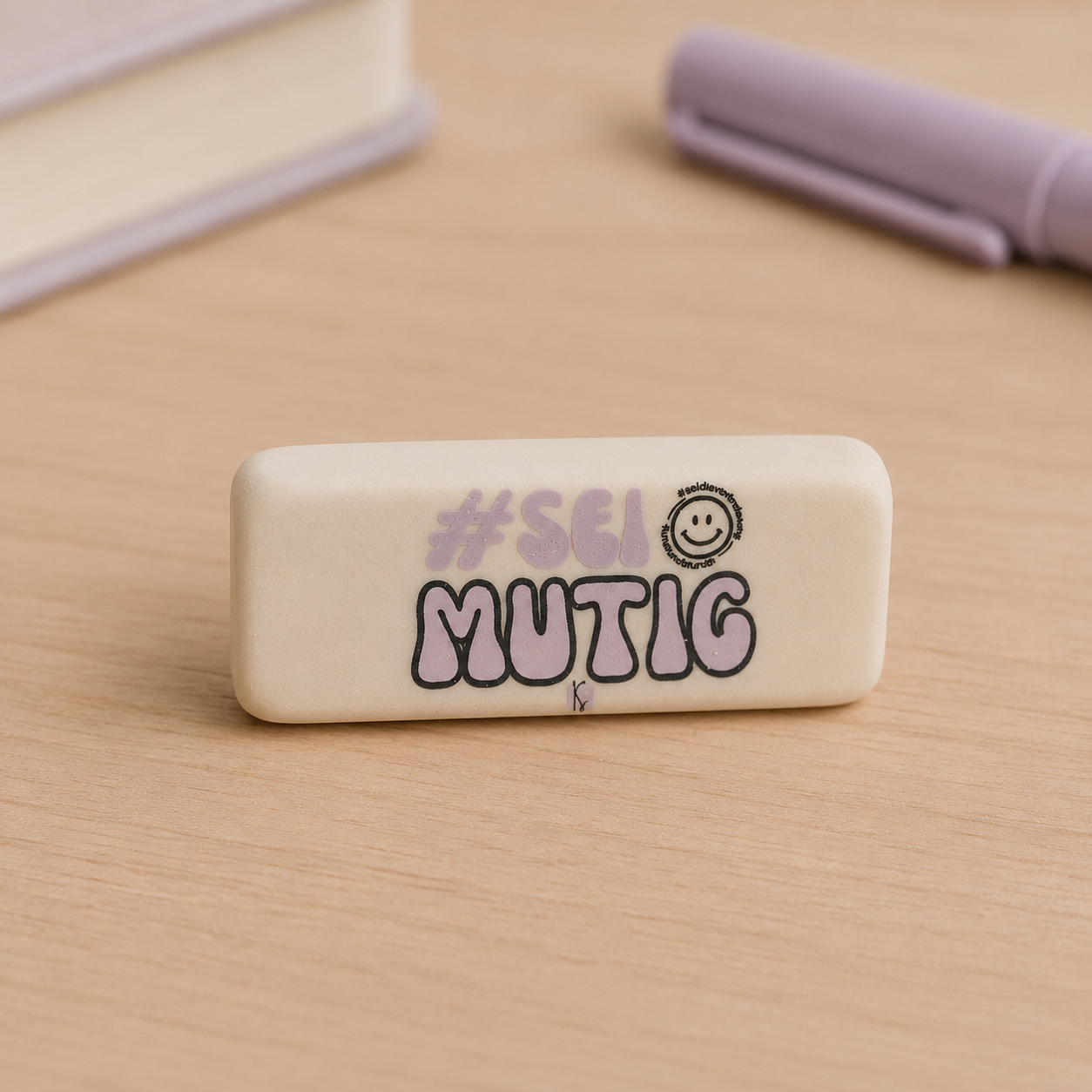 KUS "Sei mutig" Radiergummi