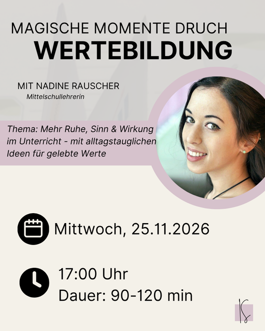 Magische Momente durch Wertebildung | Nadine Rauscher