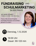 Bild in Galerie-Betrachter laden, Fundraising und Schulmarketing in der Praxis | Maria Schmidt
