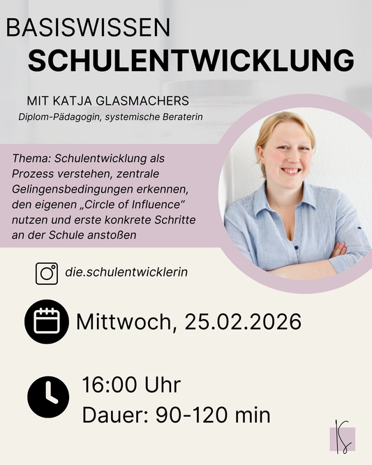 Basiswissen Schulentwicklung | Katja Glasmachers