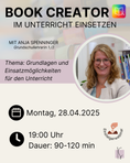 Bild in Galerie-Betrachter laden, April / Book Creator im Unterricht einsetzen | Anja Spenninger
