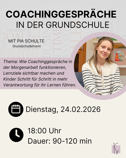 Coachinggespräche in der Grundschule | Pia Schulte