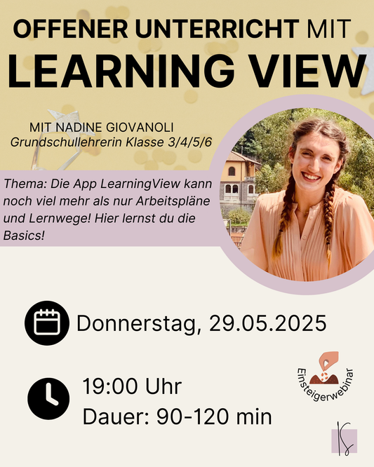 Offener Unterricht mit LearningView  | Nadine Giovanoli