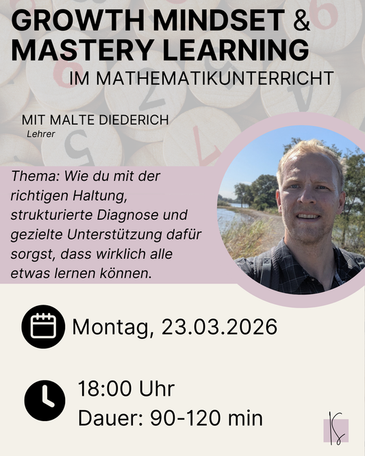 Growth Mindset & Mastery Learning im Mathematikunterricht | Malte Diederich