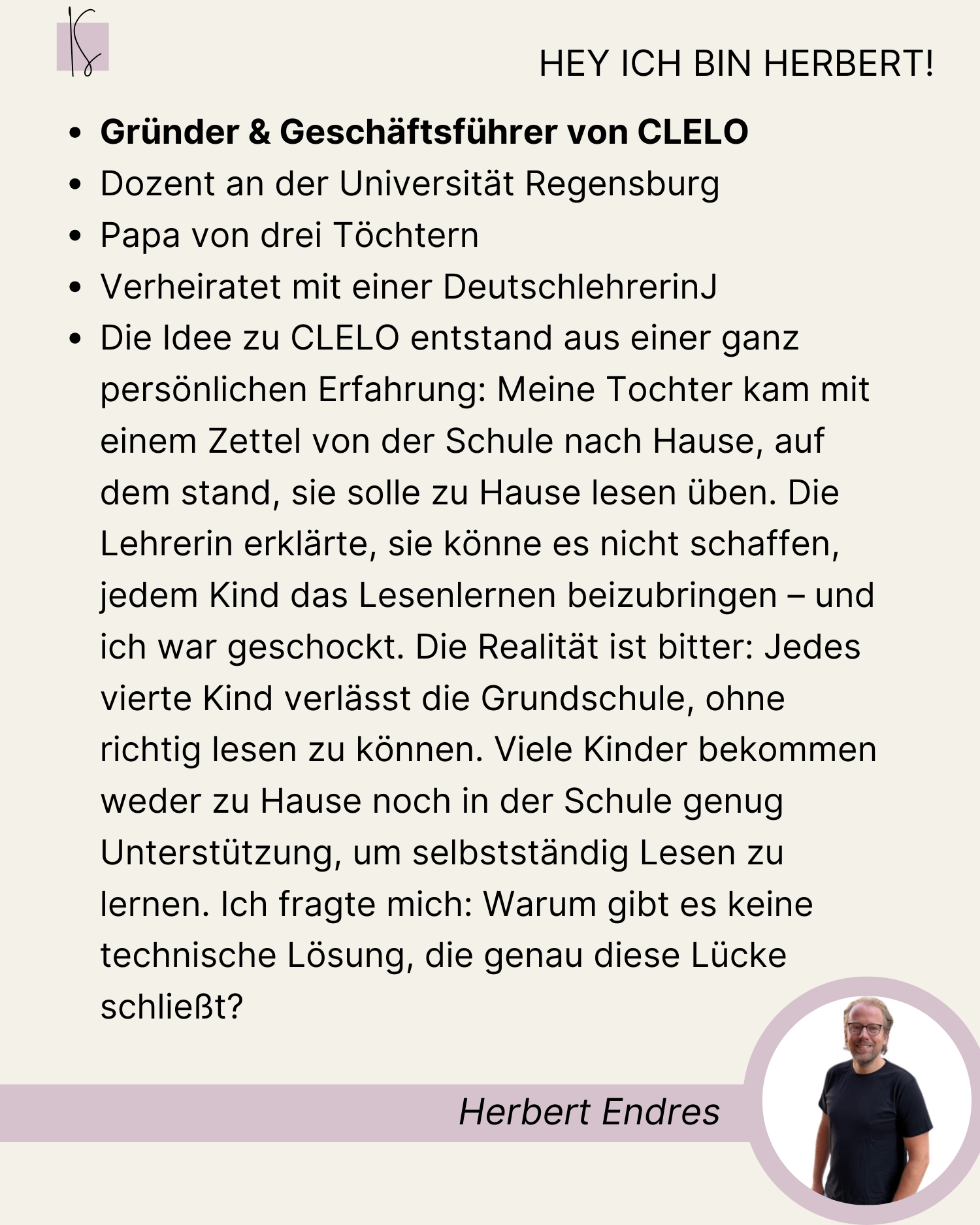 Kennst du schon Clelo? |  Herbert & Bea