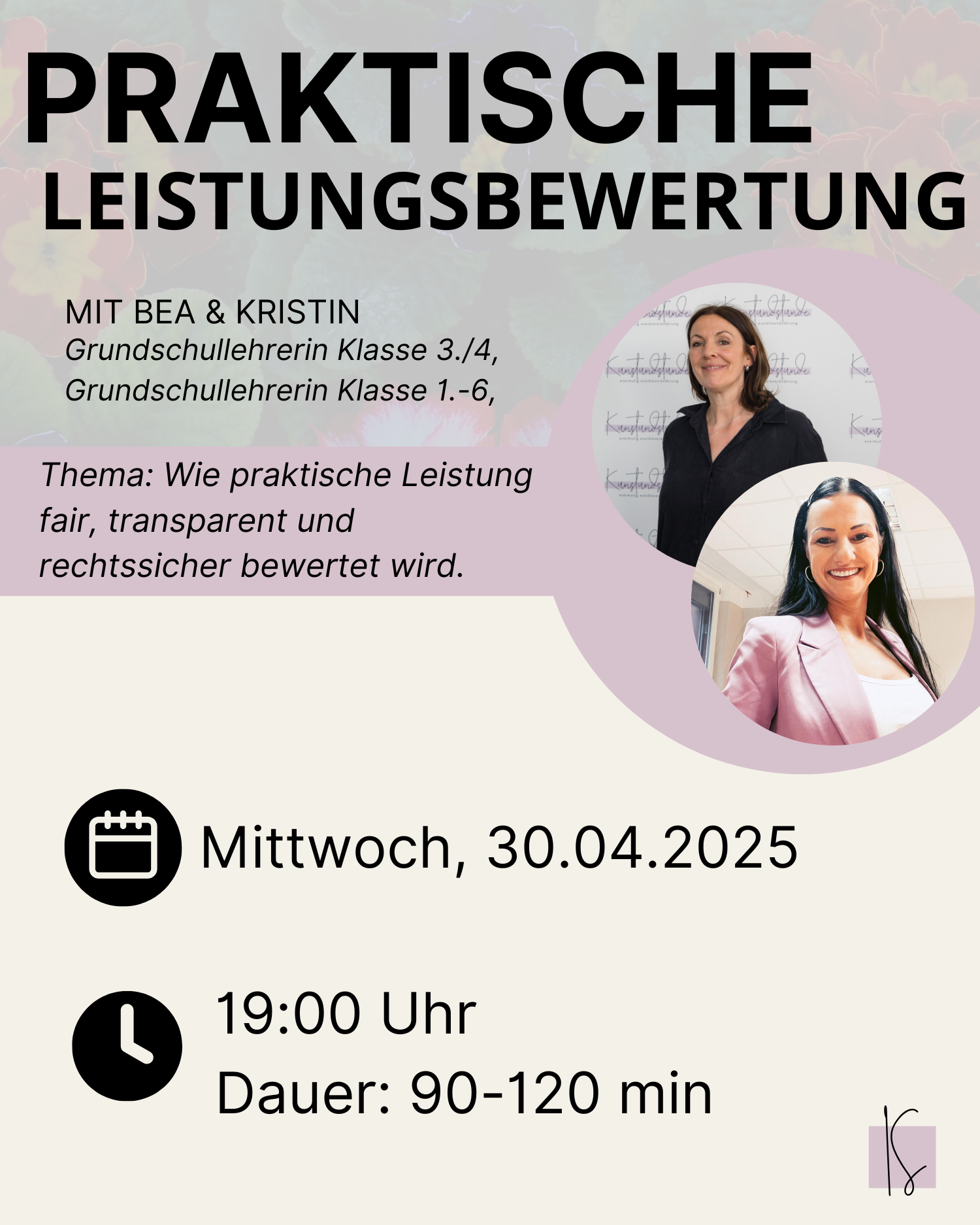 April / Praktische Leistungsbewertungen | Bea & Kristin