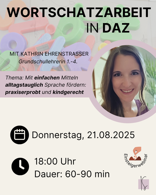 Wortschatzarbeit in DaZ | Kathrin Ehrenstraßer