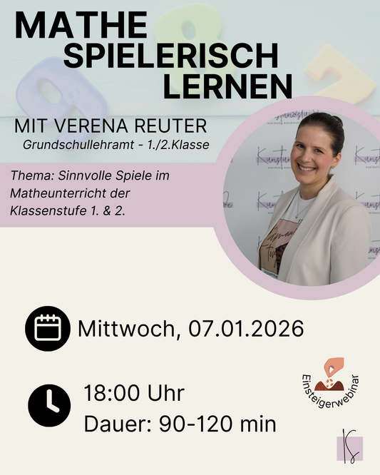 Mathe spielerisch lernen | Verena Reuter