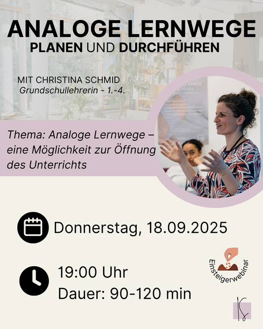 Analoge Lernwege gestalten | Christina Schmid