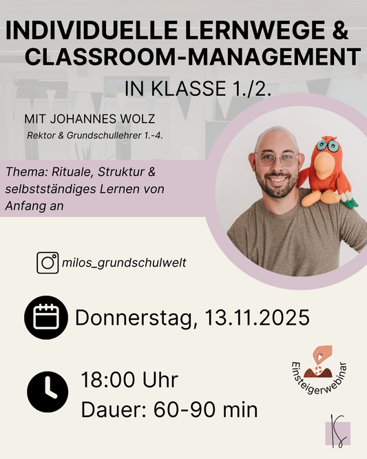 Individuelle Lernwege & Classroom-Management | Johannes Wolz