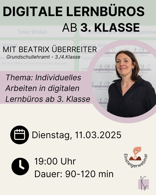 Digitale Lernbüros ab 3. Klasse | Beatrix Überreiter