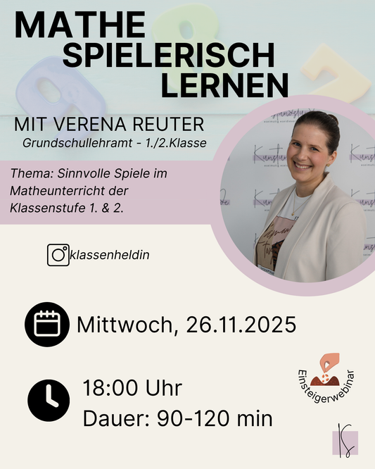 Mathe spielerisch lernen | Verena Reuter