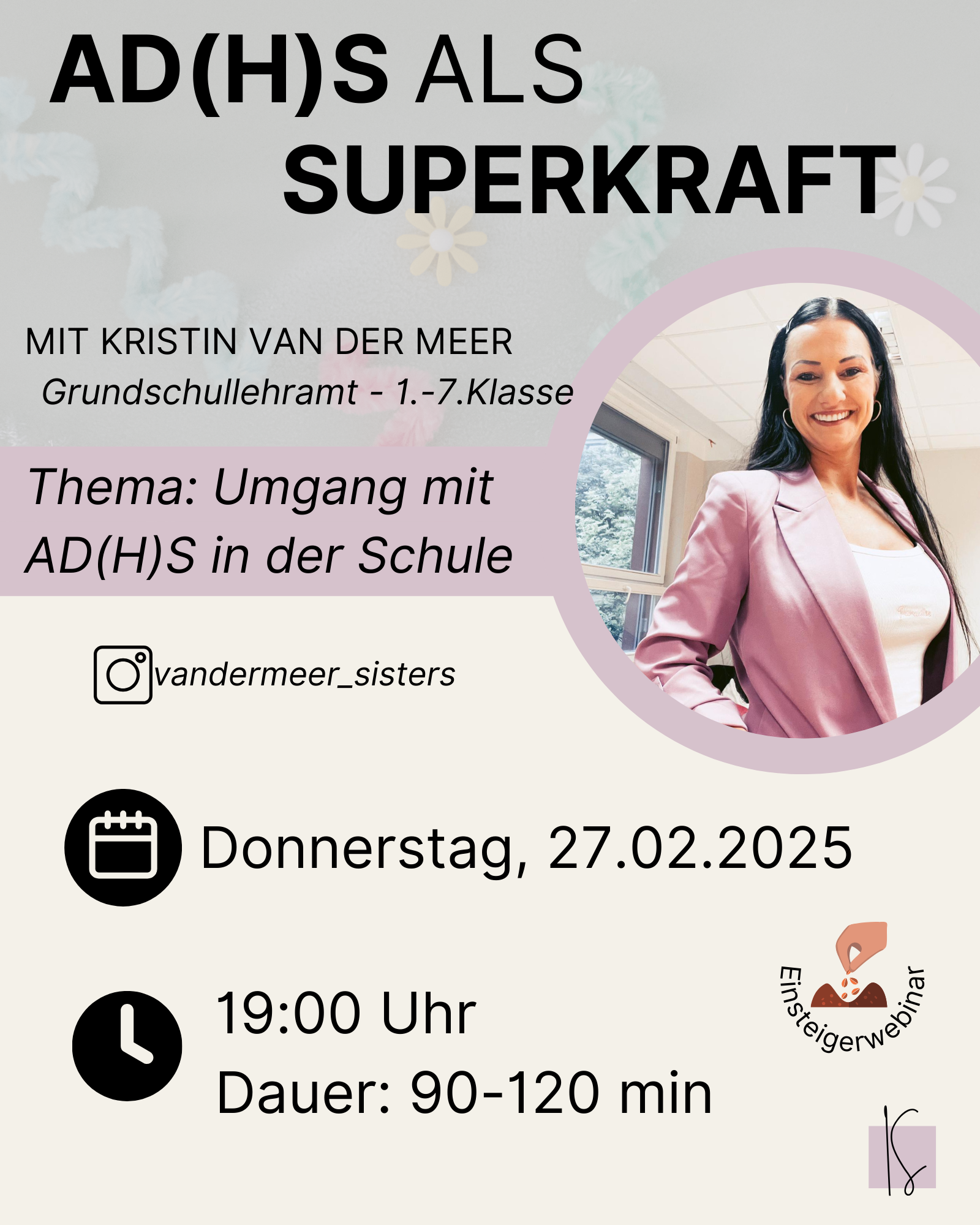 Feb / AD(H)S als Superkraft | Kristin van der Meer