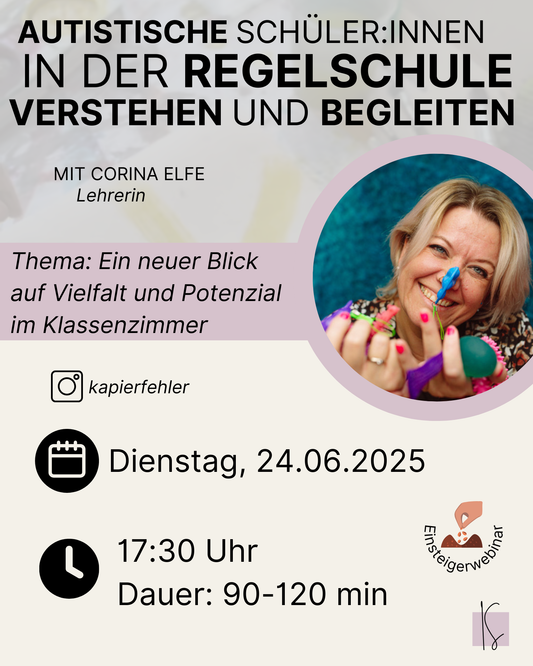 Autistische Schüler:innen in der Regelschule verstehen und begleiten | Corina Elfe