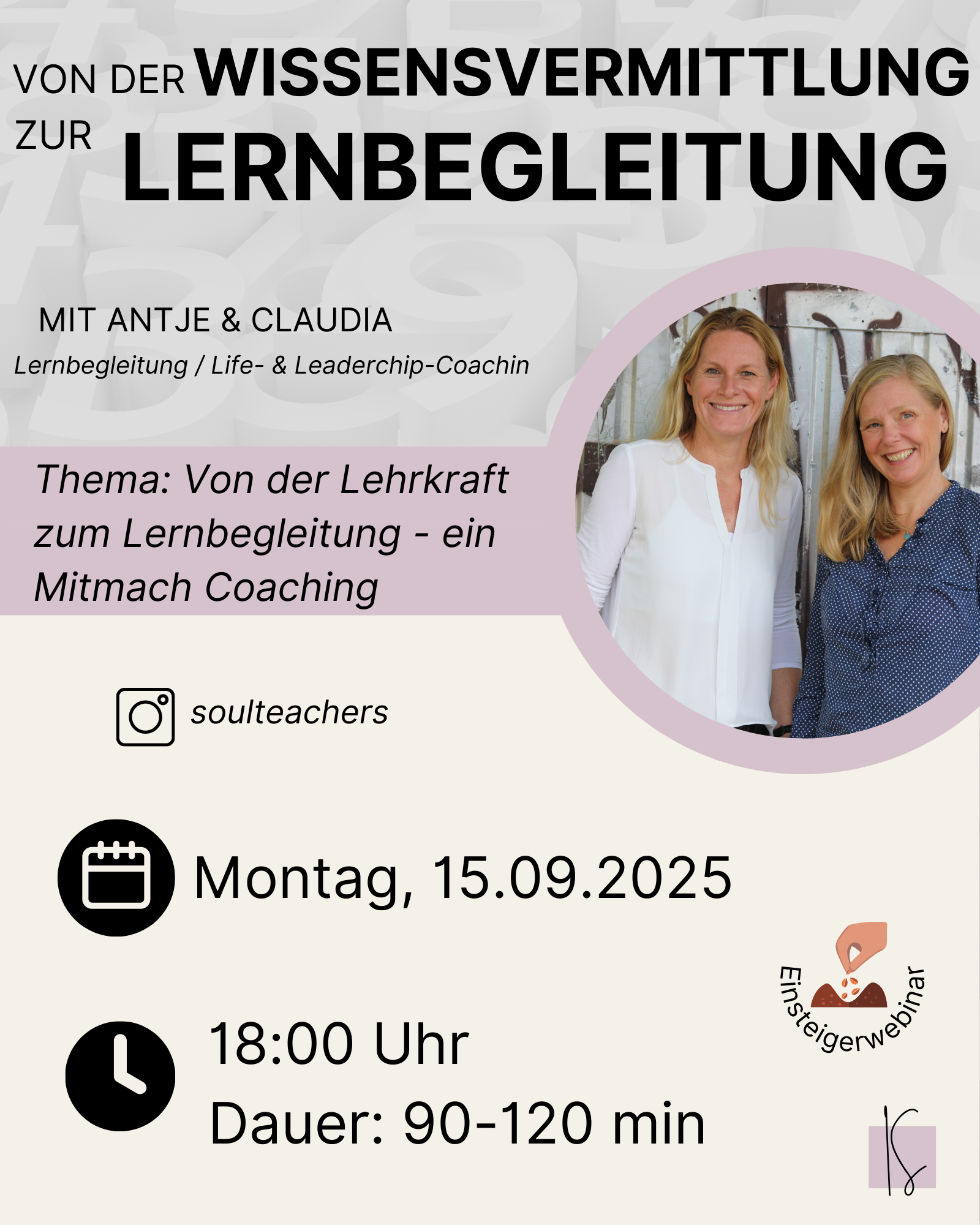 Von der Lehrkraft zur Lernbegleitung | Antje & Claudia