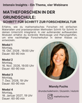 Bild in Galerie-Betrachter laden, Intensiv Insights: Matheforschen in der Grundschule | Mandy Fuchs (4 Webinare)
