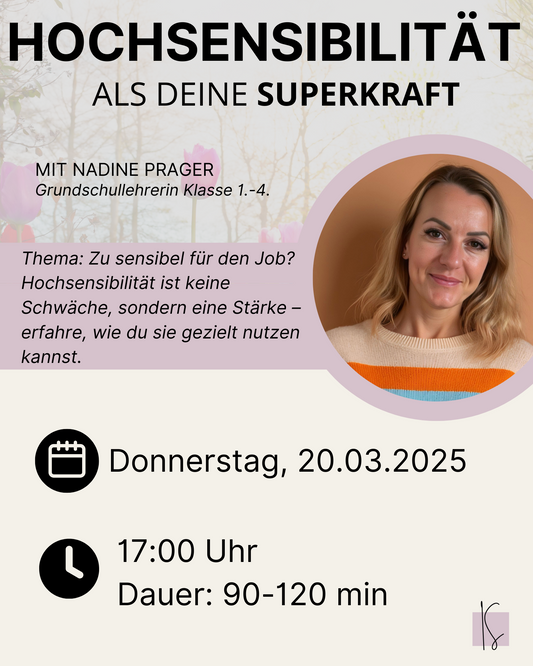 März 25 / Zu sensibel für den Job? | Nadine Prager