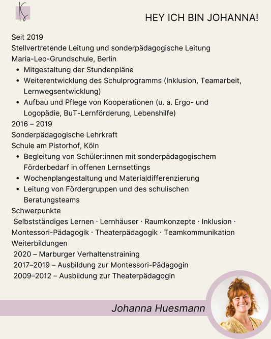 Schulpreisträger Maria-Leo GS - Konzept & Weg | Johanna Huesmann