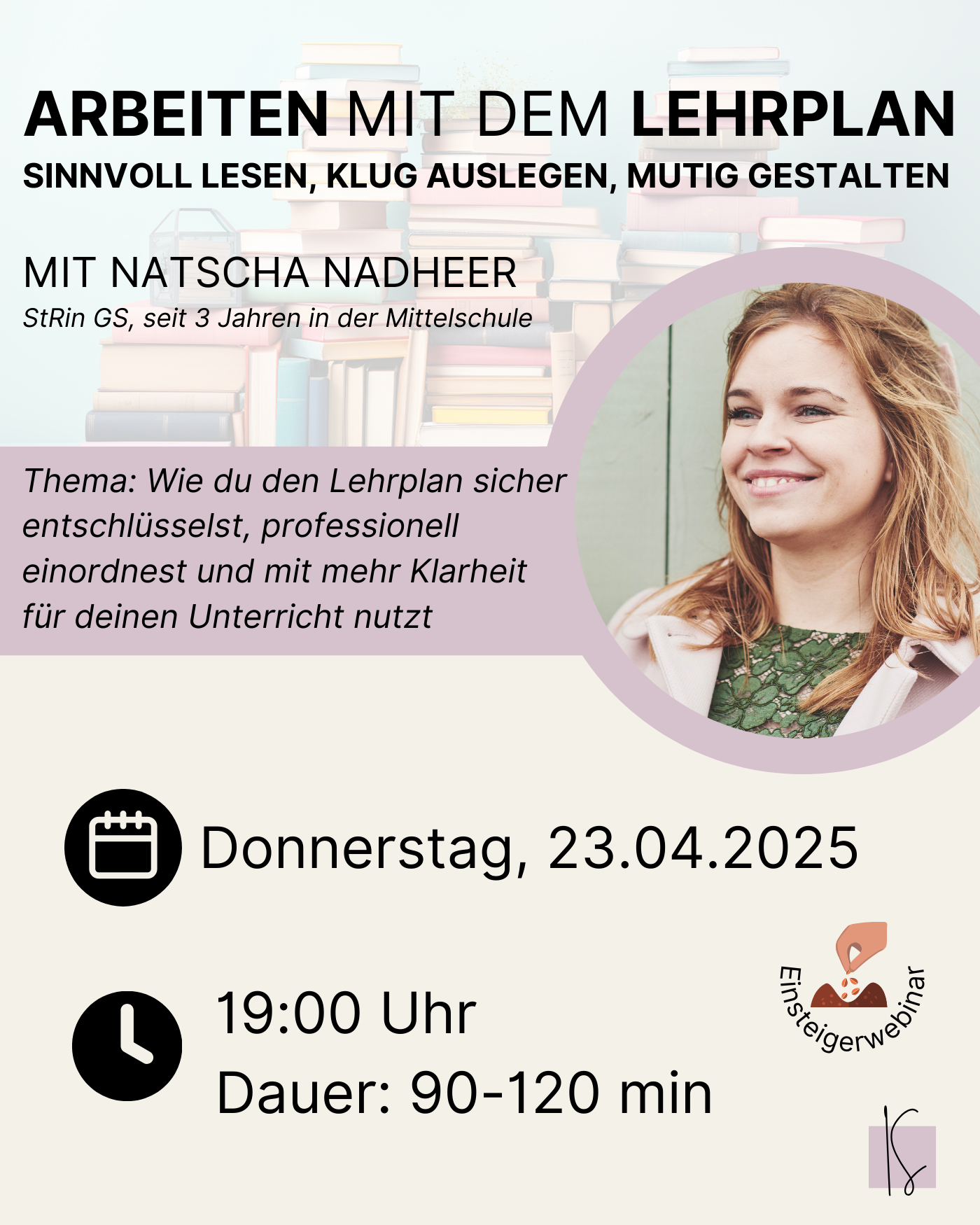 Arbeiten mit dem Lehrplan  | Natascha Nadheer