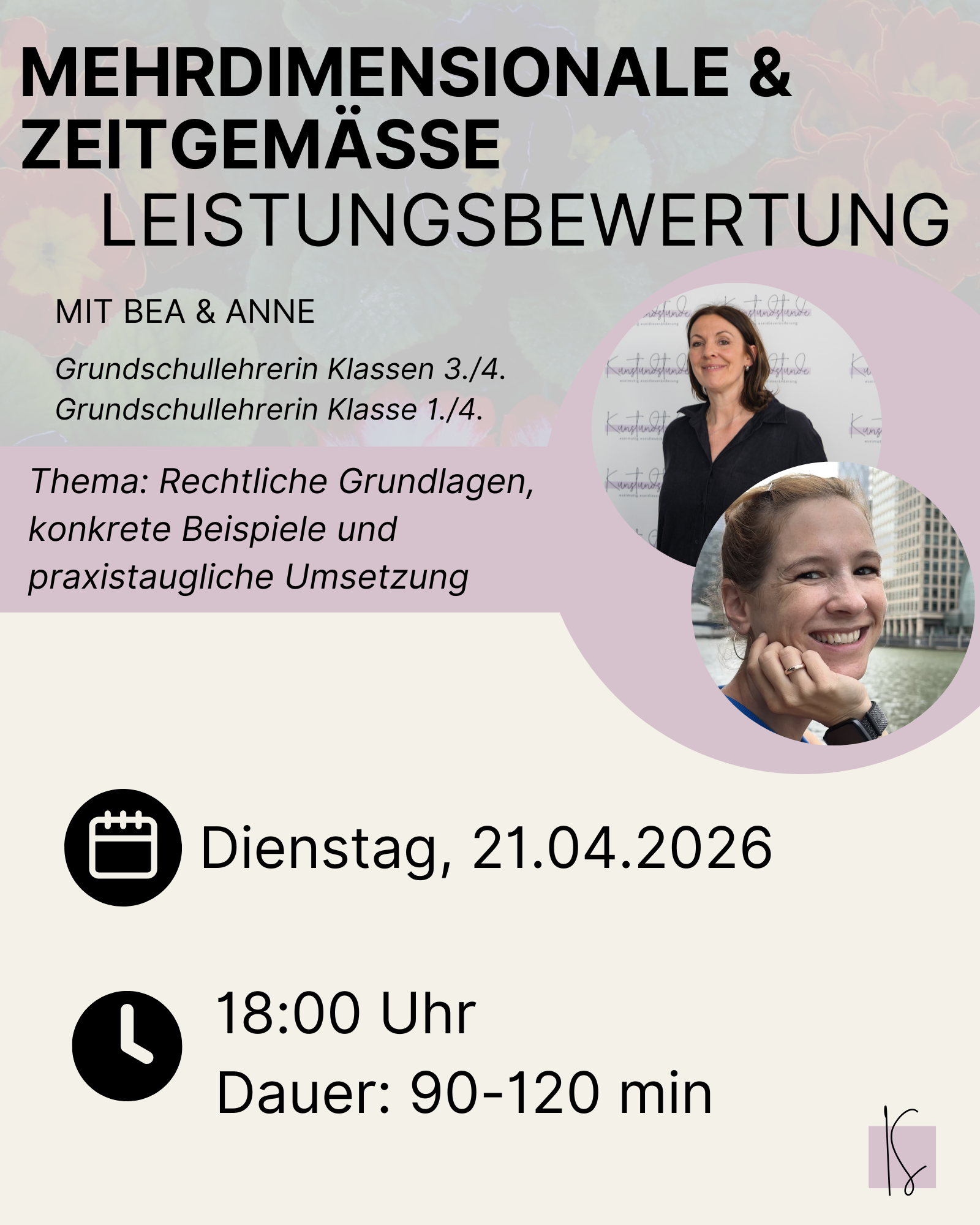 Mehrdimensionale & zeitgemäße Leistungsbewertungen | Bea & Anne