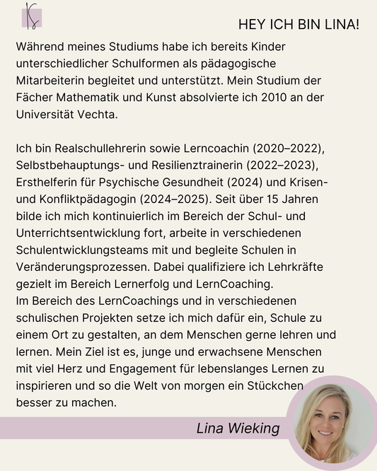 Basiswissen LernCoaching | Lina Wieking