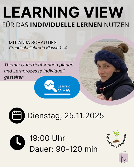 LearningView für den individuellen Unterricht nutzen | Anja Schauties