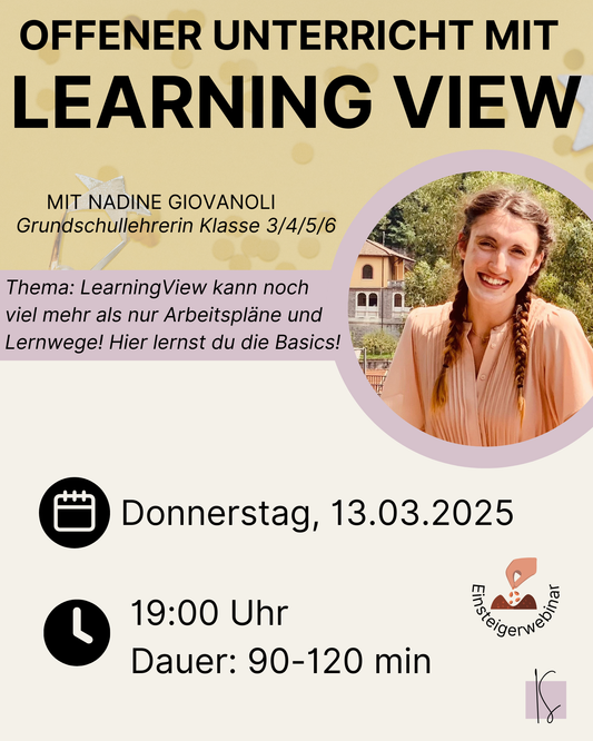 März 25 / Offener Unterricht mit LearningView  | Nadine Giovanoli