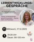 Bild in Galerie-Betrachter laden, Lernentwicklungsgespräche gestalten | Anja Spenninger

