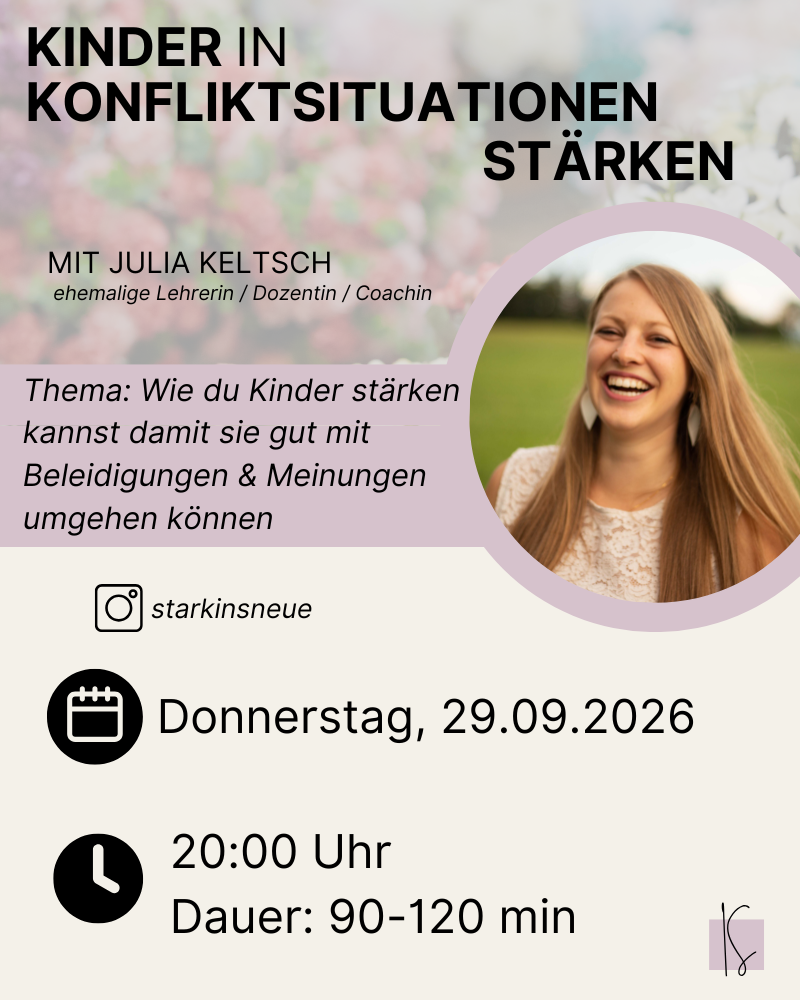 Kinder in Konfliktsituationen begleiten | Julia Keltsch