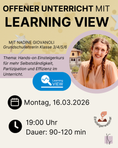 Bild in Galerie-Betrachter laden, Offener Unterricht mit LearningView  | Nadine Giovanoli
