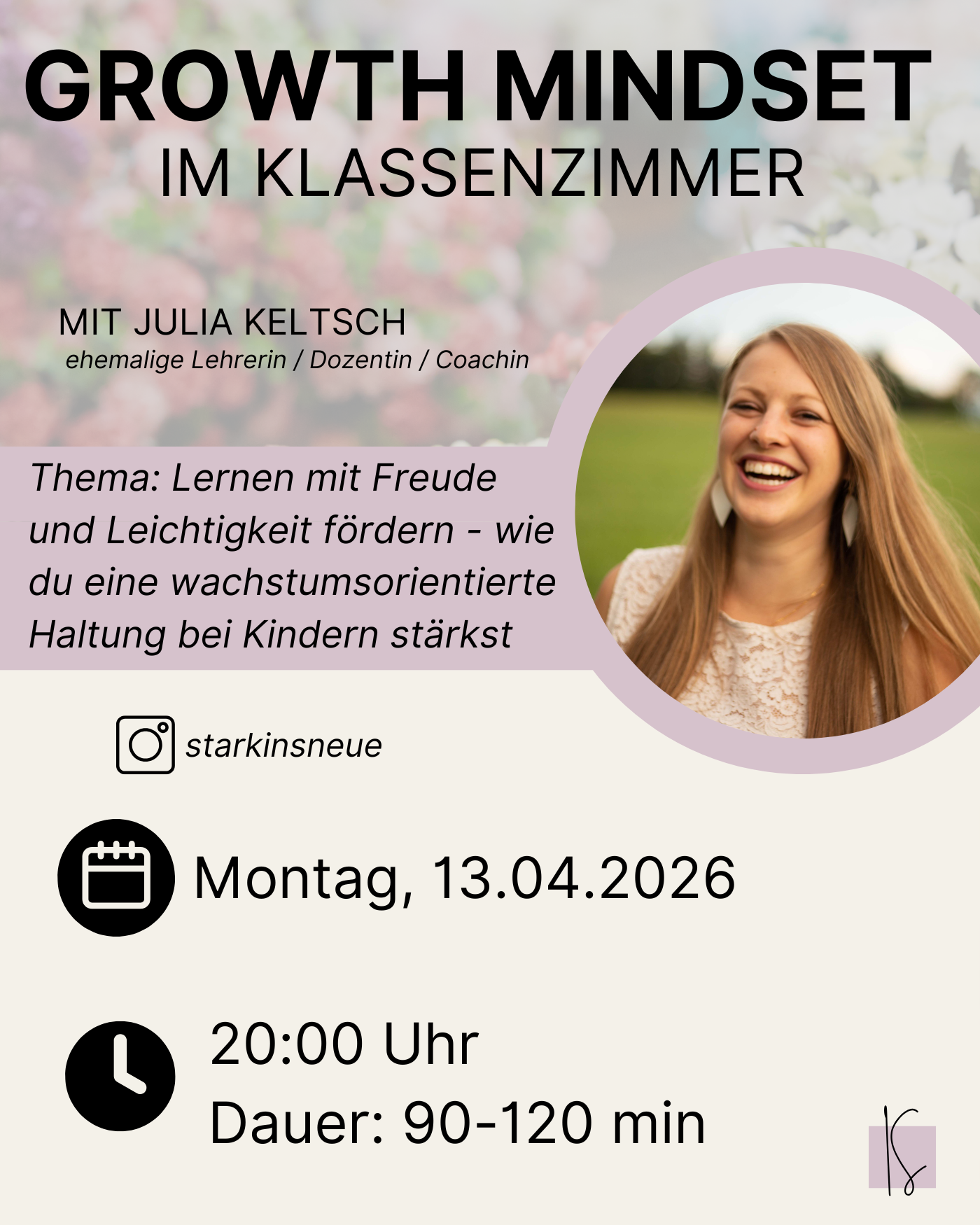 April 26 / Growth Mindset im Klassenzimmer | Julia Keltsch