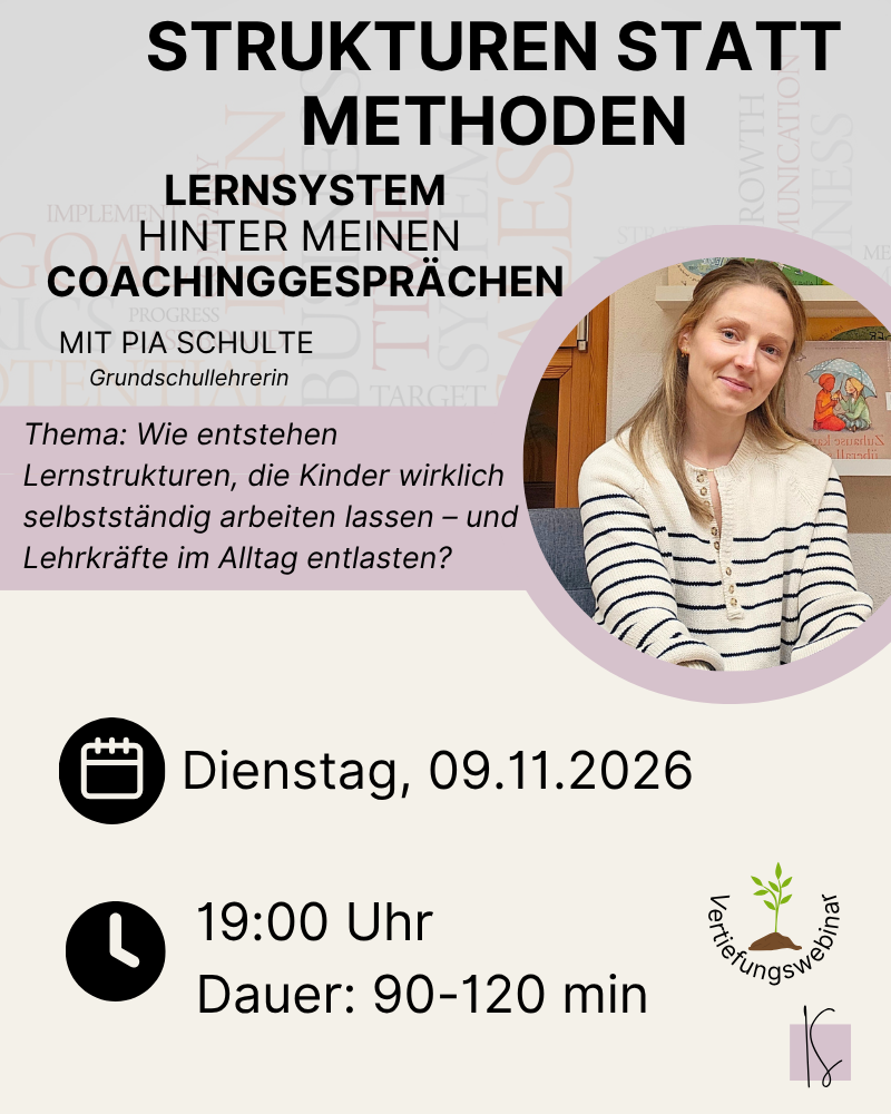 Lernsystem hinter meinen Coachinggesprächen | Pia Schulte