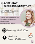 Bild in Galerie-Betrachter laden, Klassenrat in der Sekundarstufe  | Natascha Nadheer
