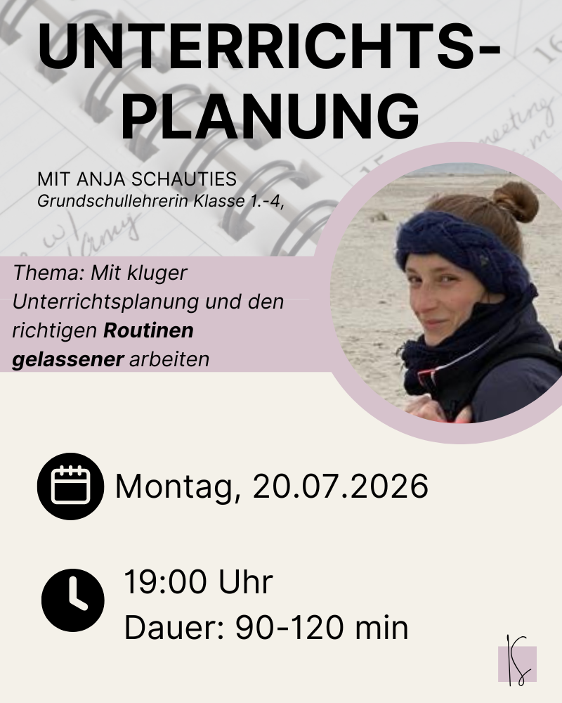 Kluge Unterrichtsplanung | Anja Schauties