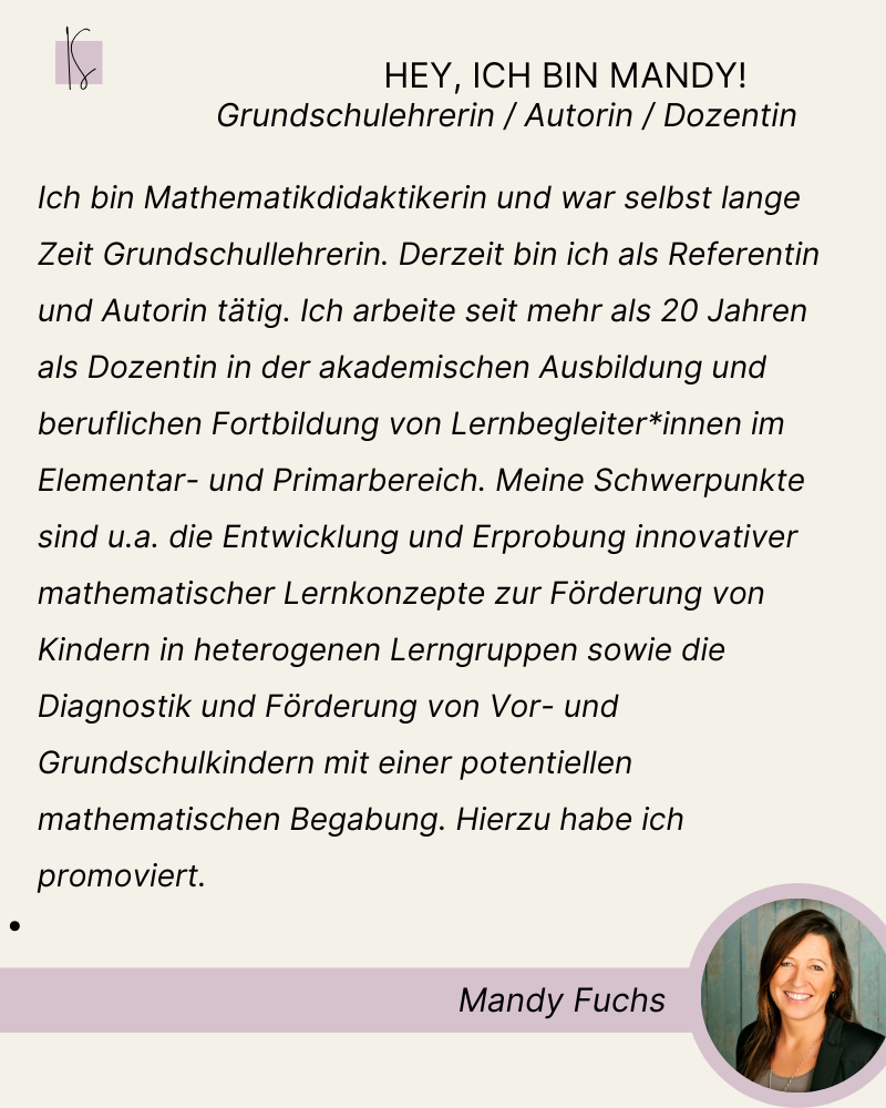 Intensiv Insights: Matheforschen in der Grundschule | Mandy Fuchs (4 Webinare)