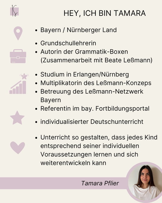 Individualiserter Deutschunterricht | Tamara Pflier