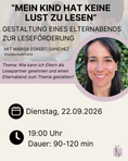 Bild in Galerie-Betrachter laden, Mein Kind hat keine Lust zu lesen | Marisa Egkert-Sanchez
